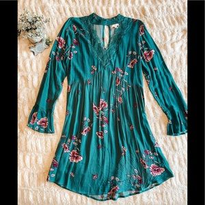 Women’s boho long sleeve dress